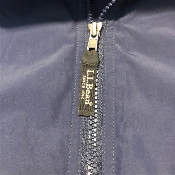 L.L Bean Vintage Windbreaker Bomber Flannel Lined Jacket - Picture 7 of 10